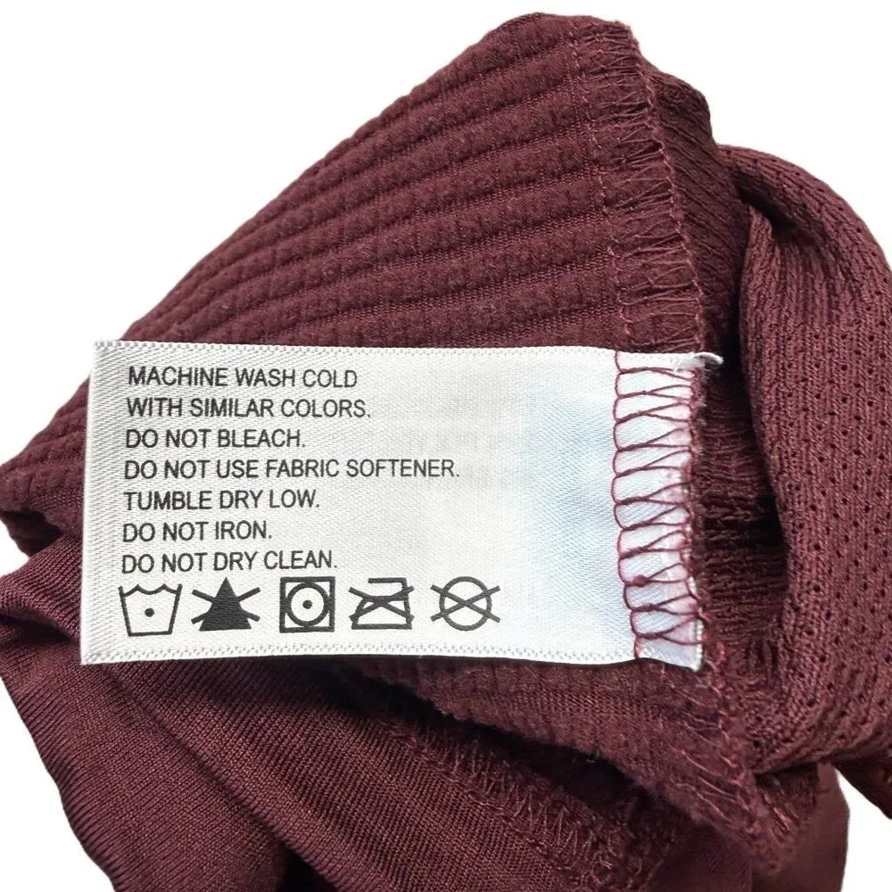 Orvis Quarter Zip Pullover Men’s Maroon Performance Fleece  Outdoor Layer